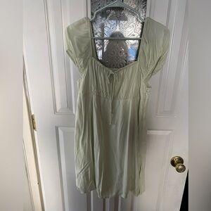 American Eagle Chic Light Green Mini Dress